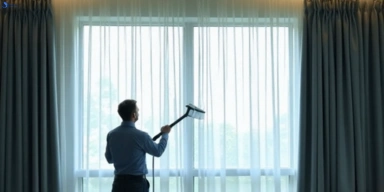 Commercial curtain stain removal service paddington hotels offices restaurants