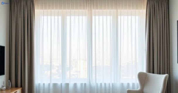 Freshly steam cleaned curtains in paddington QLD